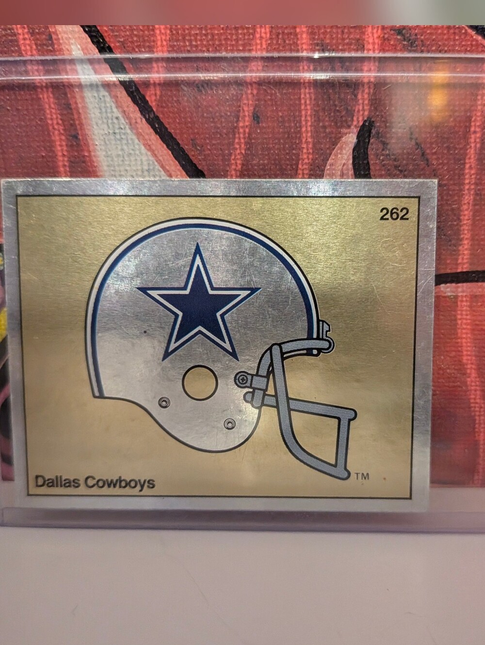 1989 Panini Dallas Cowboys Vintage Helmet Sticker